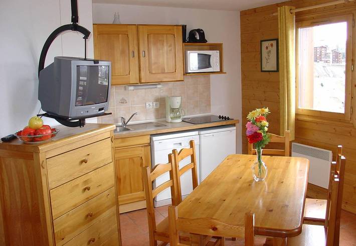 Gîte pour 6 personnes, avec balcon dans Plagne Soleil - 3