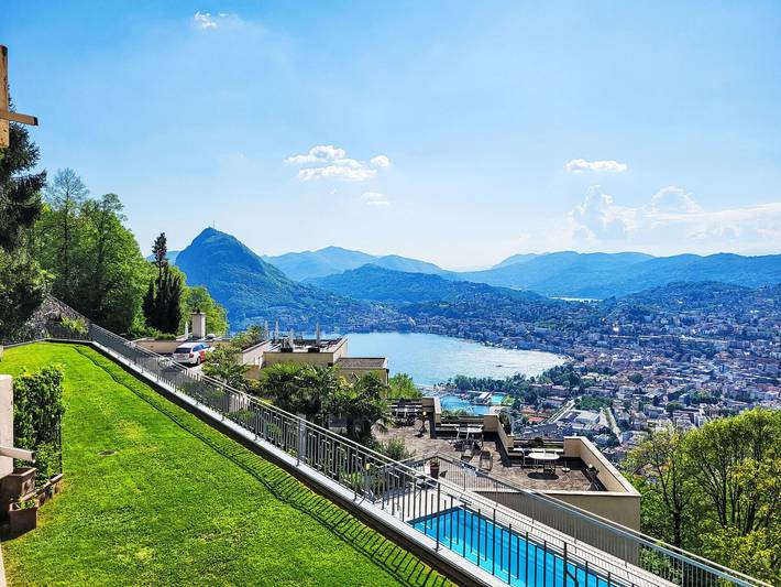 Ferienwohnung für 2 Personen, mit Balkon und Terrasse sowie Pool und Seeblick in der Schweiz - 4