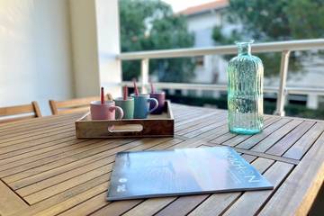 Gîte pour 4 personnes, avec balcon, animaux acceptés dans Casino de la Plage (Arcachon)