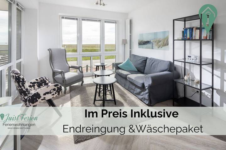 Ferienwohnung für 4 Personen, mit Balkon auf Juist - 3