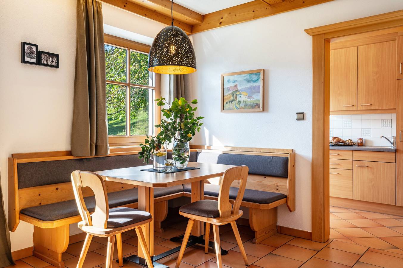 Ganze Wohnung, Hferienwohnung Häuslerhof Betula mit Bergblick, Balkon und Wlan in Villgratner Berge, Niederdorf