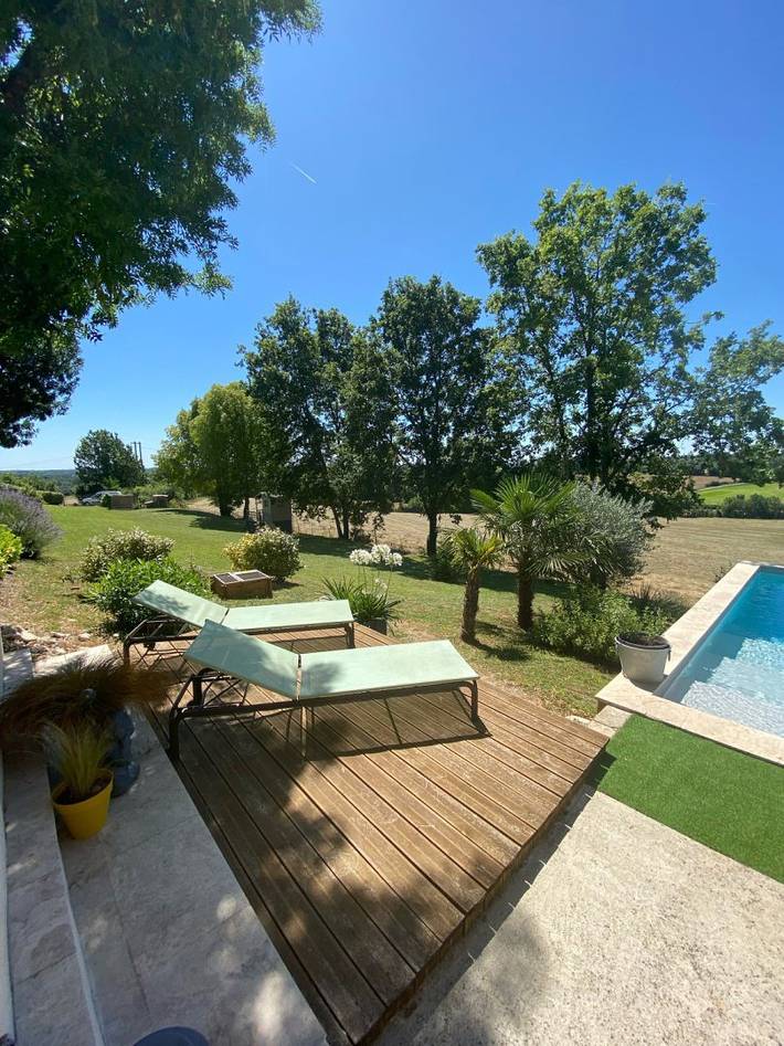 Chambre d’hôte pour 2 personnes, avec jardin et piscine dans le Lot - 4
