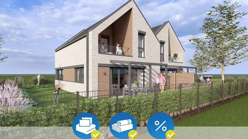 Ferienhaus für 8 Personen, mit Terrasse und Garten sowie Sauna und Whirlpool in Hohenkirchen (Wangerland)