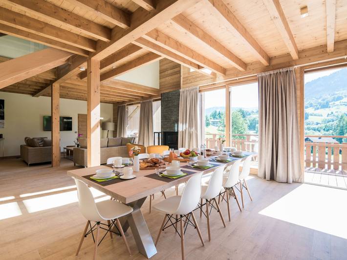 Chalet pour 11 personnes, avec balcon, adapté aux familles à Praz-sur-Arly - 2
