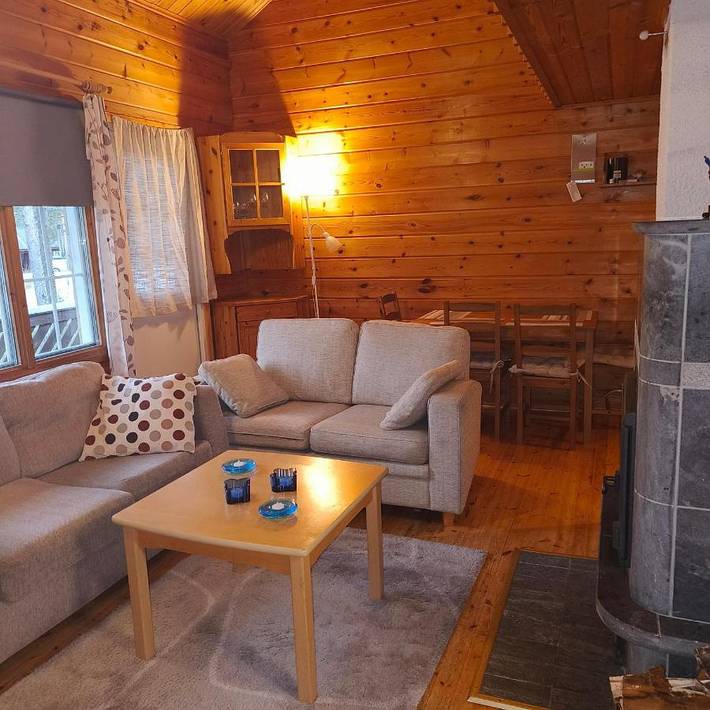 Location de vacances pour 4 personnes, avec sauna ainsi que terrasse et vue en Finlande