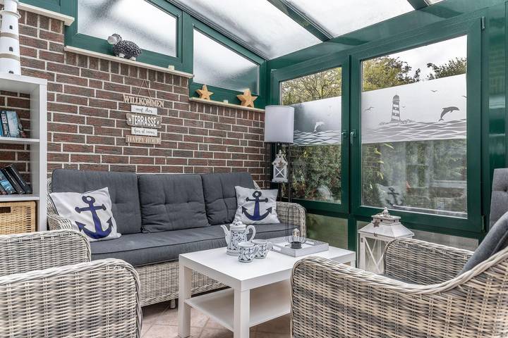 Ferienhaus für 7 Personen, mit Terrasse und Garten in Carolinensiel