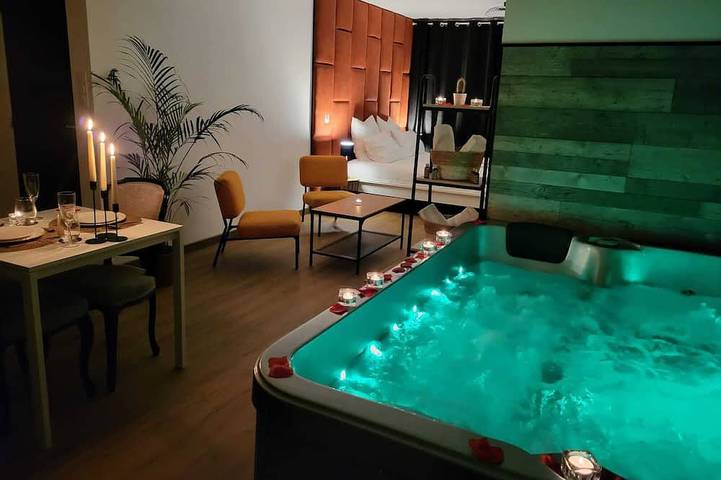 Appartement de vacances pour 2 personnes, avec jacuzzi et terrasse