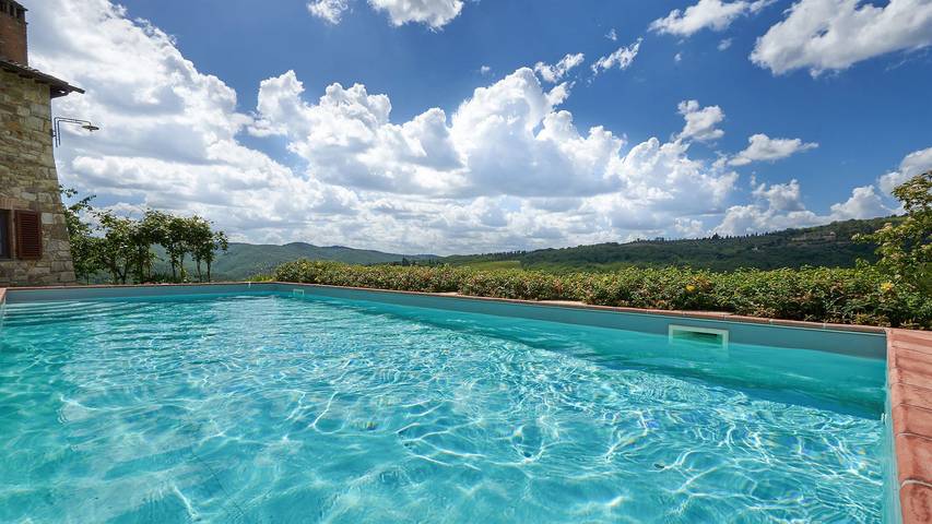 Location de vacances pour 4 personnes, avec jardin et terrasse à Radda in Chianti - 4