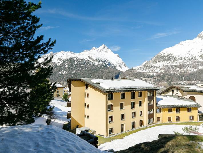Ferienwohnung für 3 Personen, mit Terrasse in Silvaplana