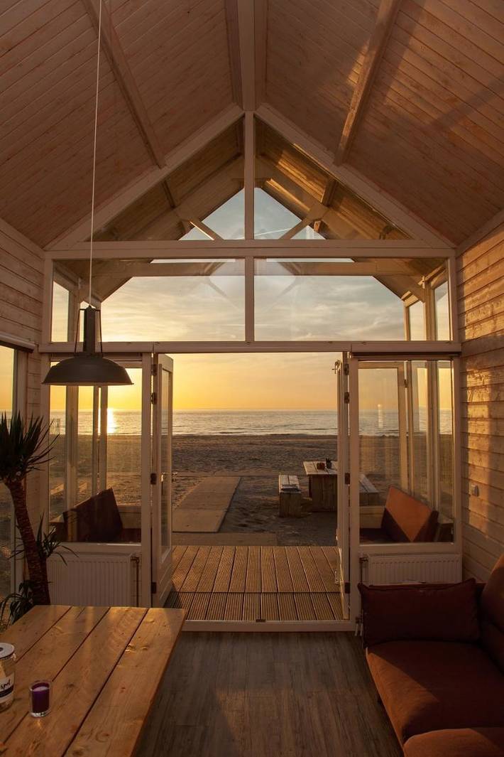 Ferienhaus für 6 Personen, mit Terrasse und Garten sowie Sauna und Ausblick in Katwijk