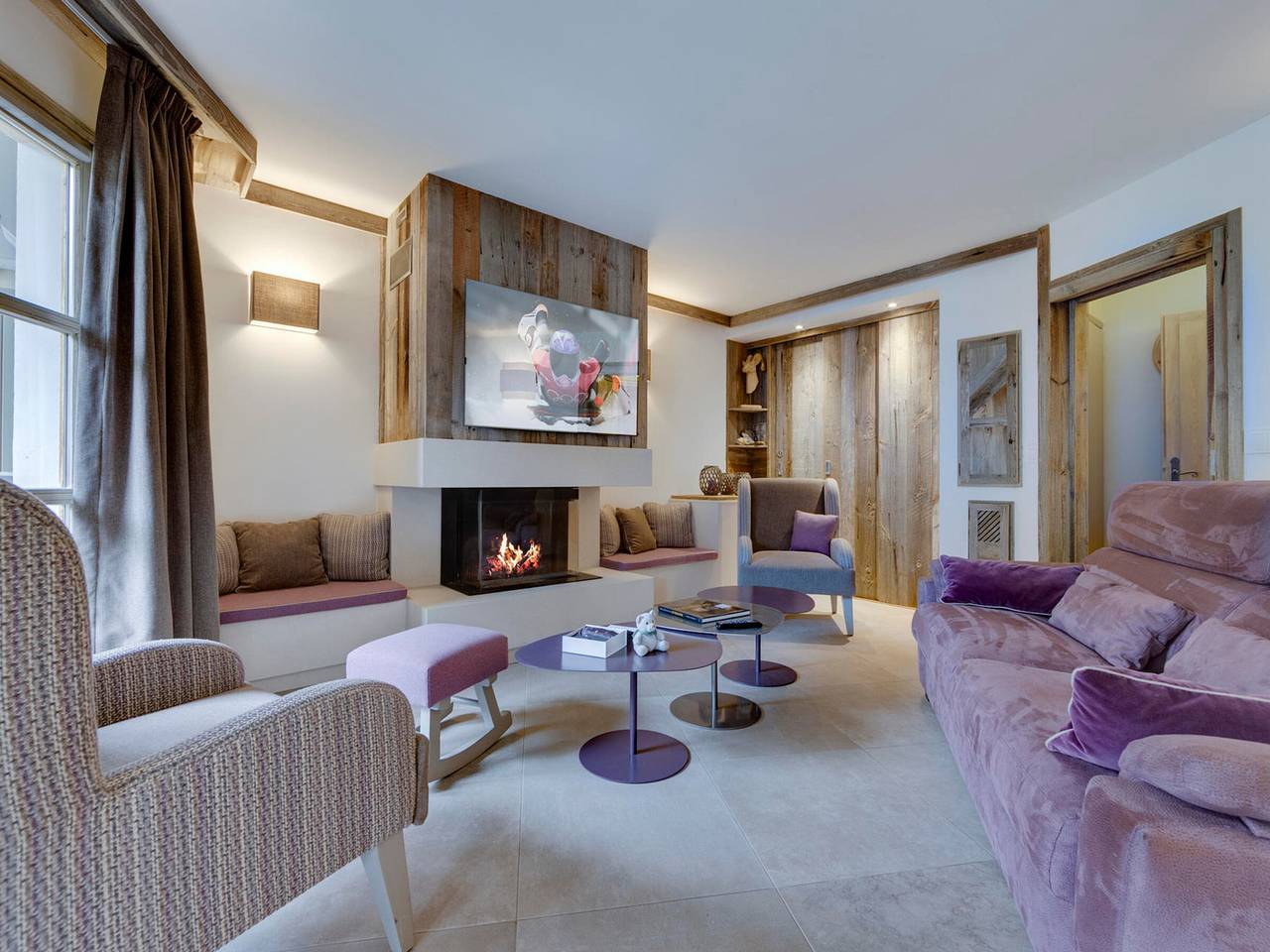 Geheel appartement, Duplex on the slopes with fireplace and spa in Arc 1950, Bourg-Saint-Maurice