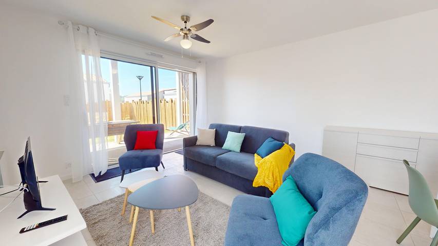 Gîte pour 6 personnes, avec terrasse et jardin, animaux acceptés à Givrand - 2