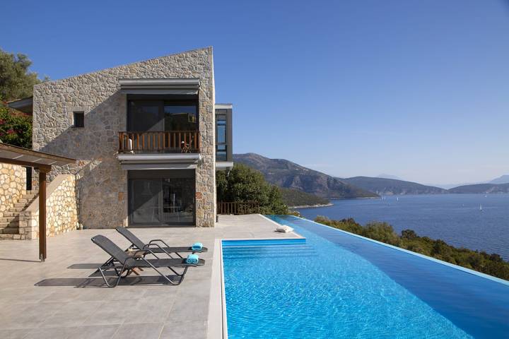 Villa für 4 Personen, mit Pool und Garten, mit Haustier auf Lefkada - 3