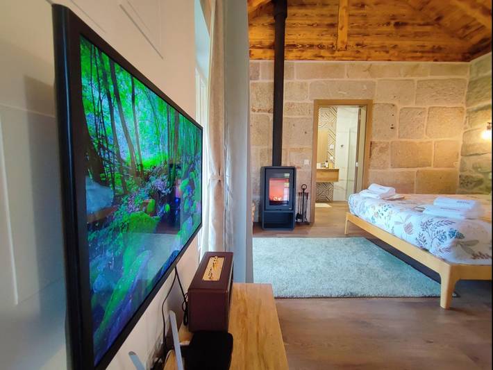 Maison de campagne pour 2 personnes, avec vue sur le lac et jardin, animaux acceptés à Penafiel - 3