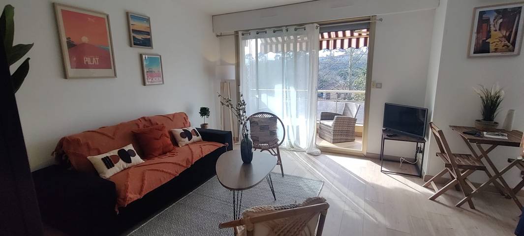 Studio pour 2 personnes, avec terrasse à Arcachon