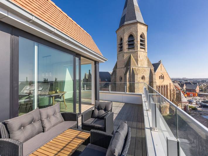 Vakantieappartement voor 9 personen, met terras in Middelkerke