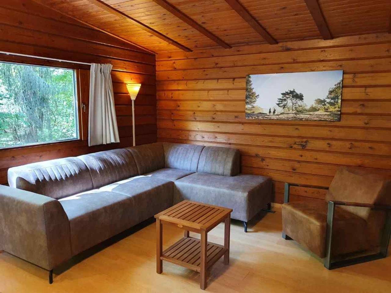 4 Personen Finnische Bungalows am Rand des Holzes in Drenthe