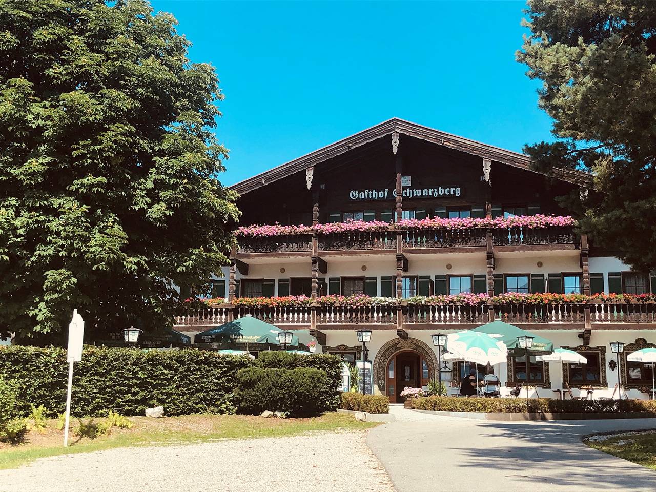 Landgasthof Schwarzberg - Standard Doppelzimmer mit Du/Wc,  teilweise Balkon in Inzell, Bayerische Alpen