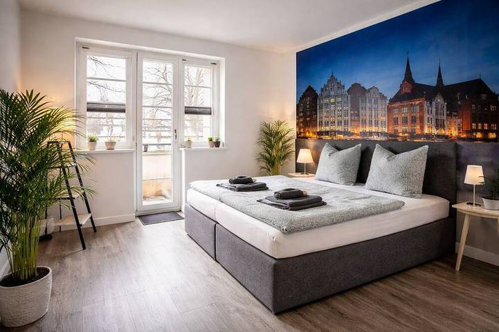 Ferienwohnung für 6 Personen, mit Balkon und Sauna, mit Haustier in Hanse Sail - 4