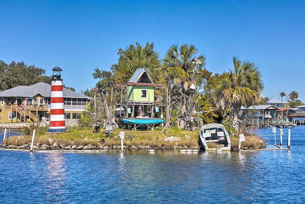 Homosassa River Home mit privater Bootsrampe und Kajaks in Homosassa, Citrus County