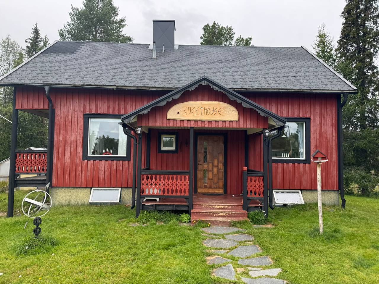 Kleines Landhaus in schwedisch Lappland in Lappland (Schweden)