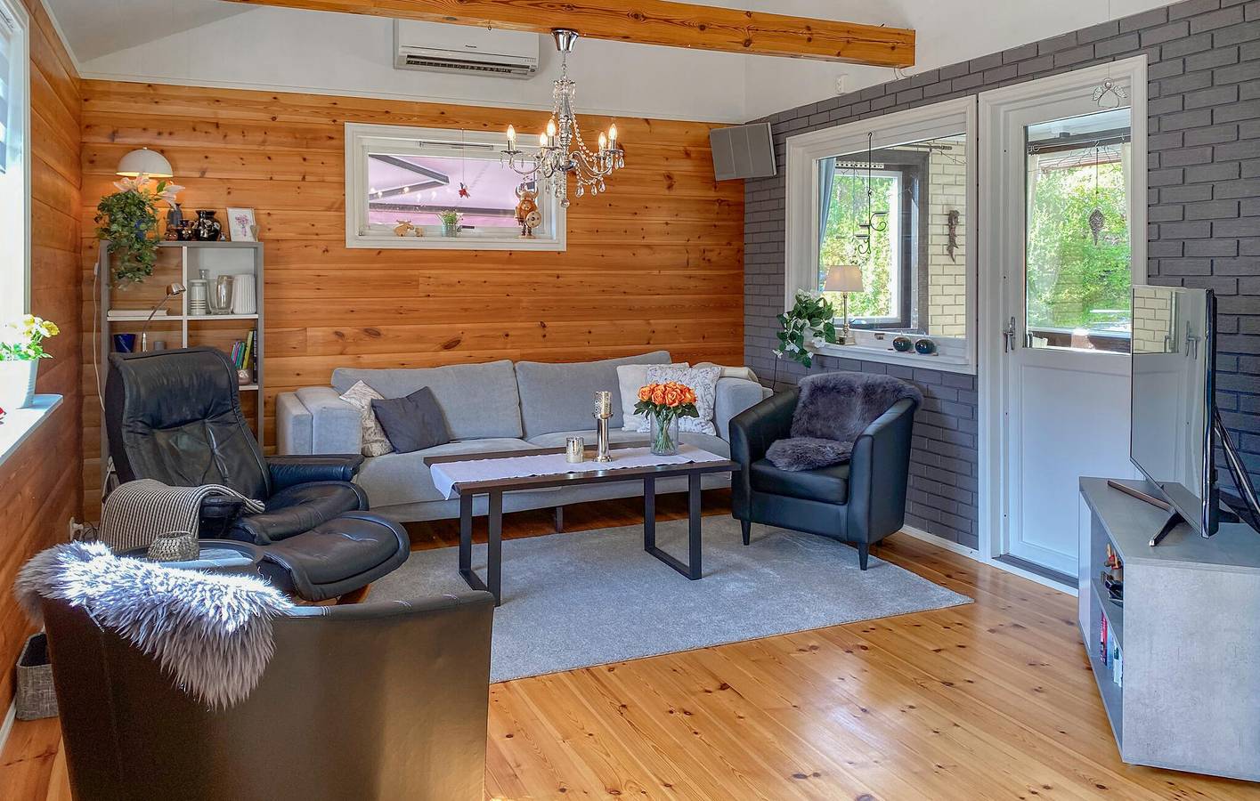 Ferienhaus für 5 Personen mit Terrasse in Flora