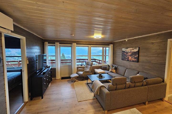 Ganze Wohnung, Cozy 7-bed Bavallen apartment near Voss Resort – family ski base in Voss