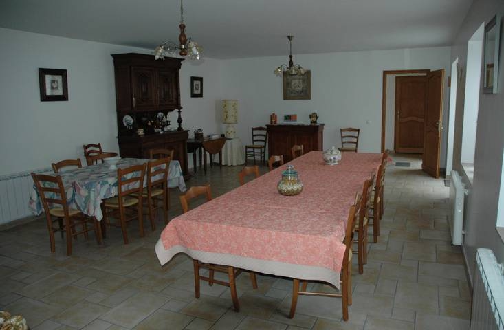 Gîte pour 15 personnes, avec jardin et piscine, animaux acceptés en Picardie - 4