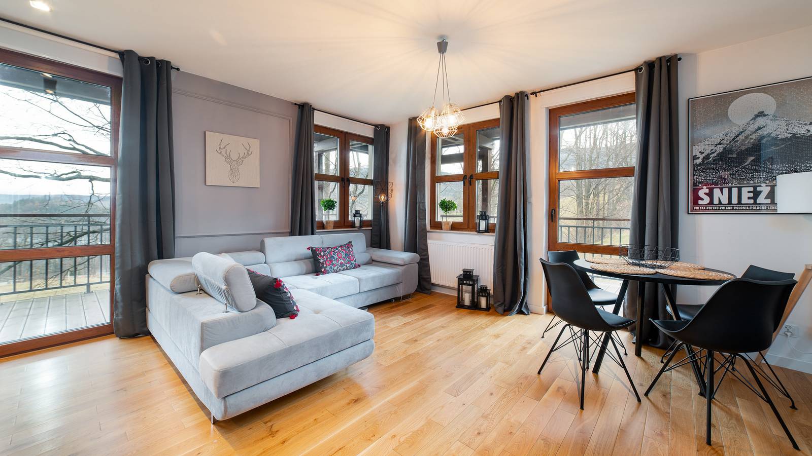 Ganze Ferienwohnung, Sun&Snow Residence - Apartment 1A/3 delux in Karpacz, Sudeten (Polen)