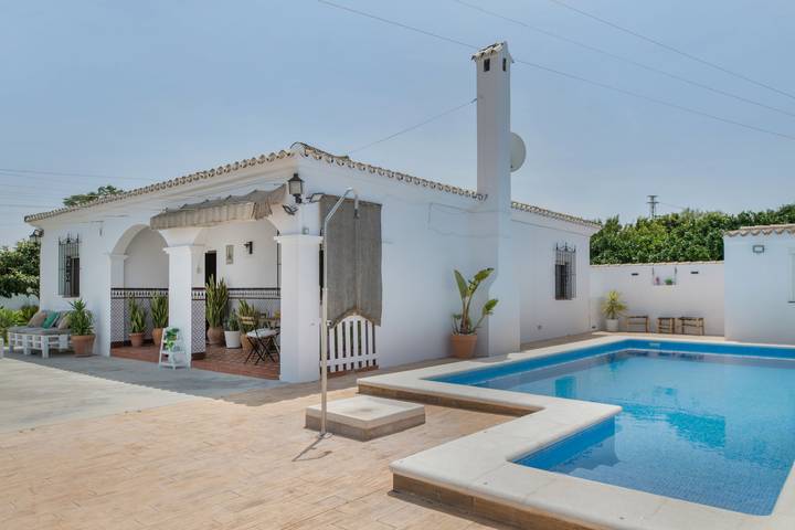 Casa rural para 8 personas, con jardín en Vejer de la Frontera