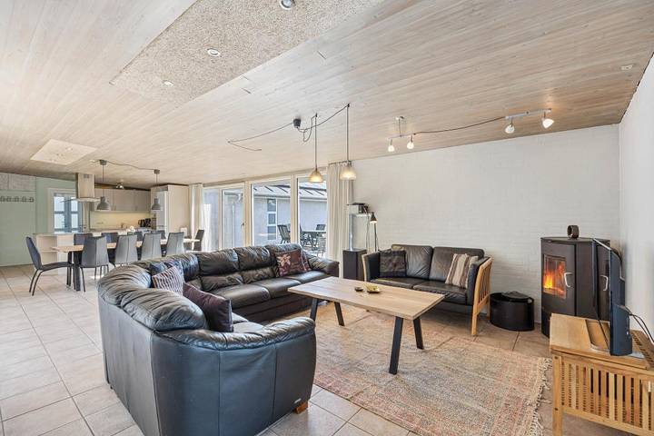 Ferienhaus für 10 Personen, mit Sauna und Pool sowie Balkon/Terrasse und Whirlpool, mit Haustier in Søndervig - 3