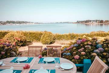 Ferienhaus mit Meerblick für 6 Personen, mit Garten und Terrasse in der Bretagne