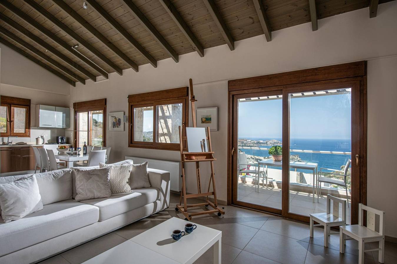 Villa für 8 Personen mit Balkon in Lygaria, Achlada