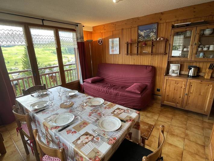 Location de vacances pour 7 personnes, avec balcon à Les Saisies