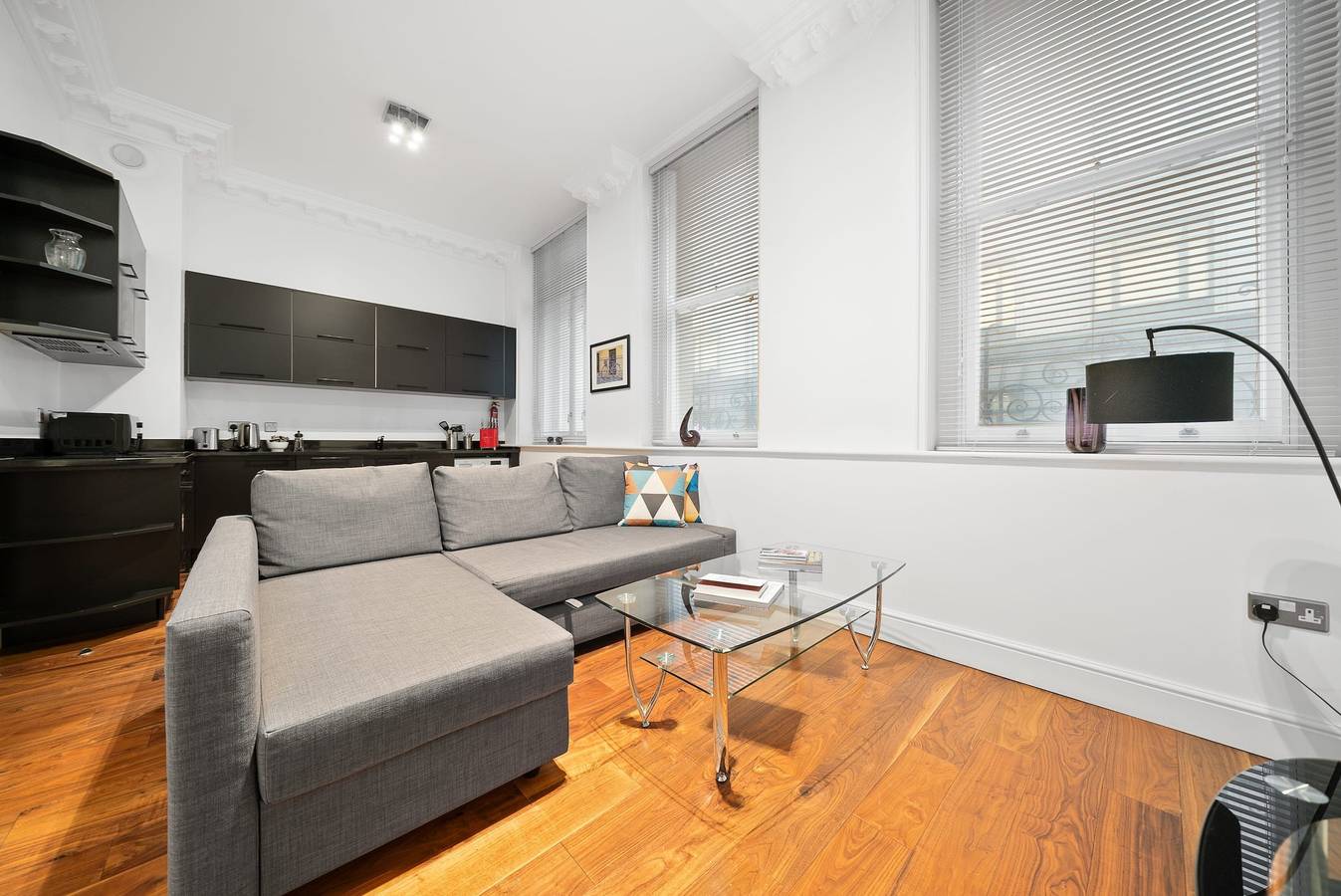 Entire apartment, 1Bg Former Embassy 1Br sleeps 4 with Air Con in Downtown, London