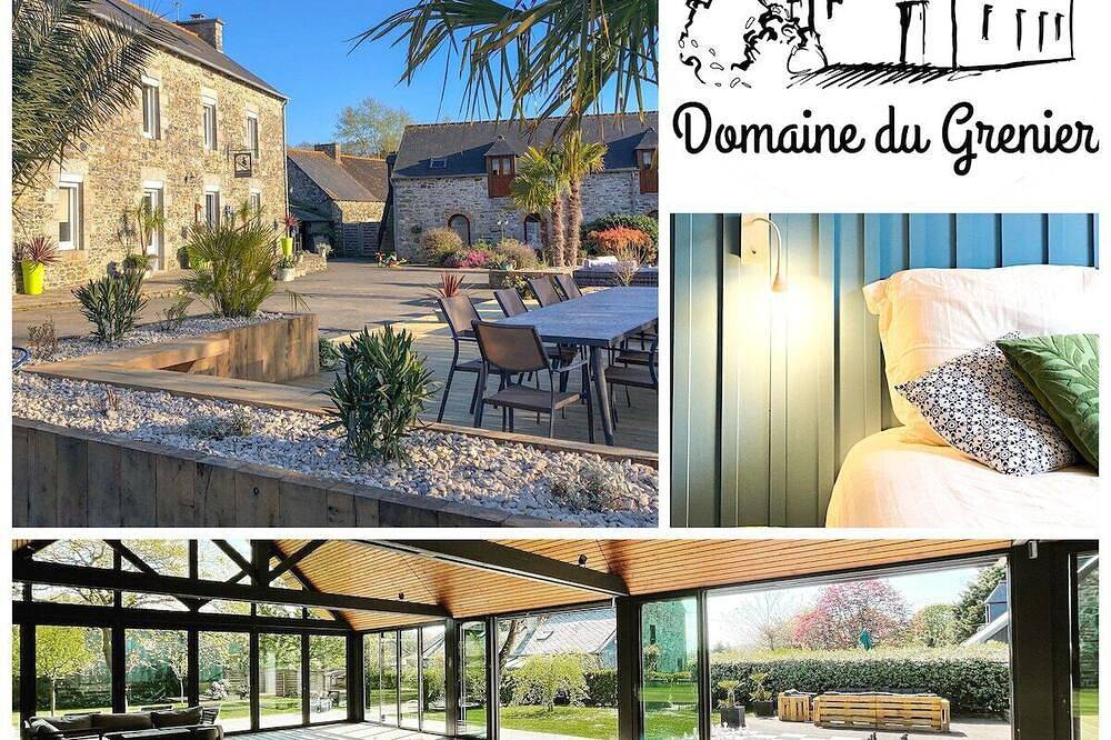 En una antigua granja renovada, casa de carácter, ambiente tranquilo de bienestar #da in Yffiniac, Côte de Goëlo