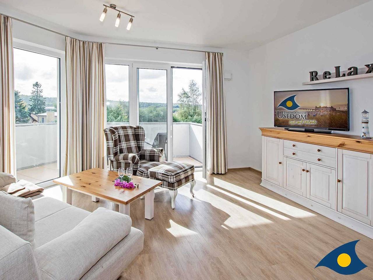 Ganze Ferienwohnung, Villa Hügel B 02 - Zaczernie - Hügel B 02 - Zaczernie in Drei Kaiserbäder, Heringsdorf