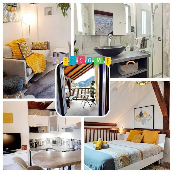 Gîte pour 2 personnes, avec vue et balcon à Cluses - 2