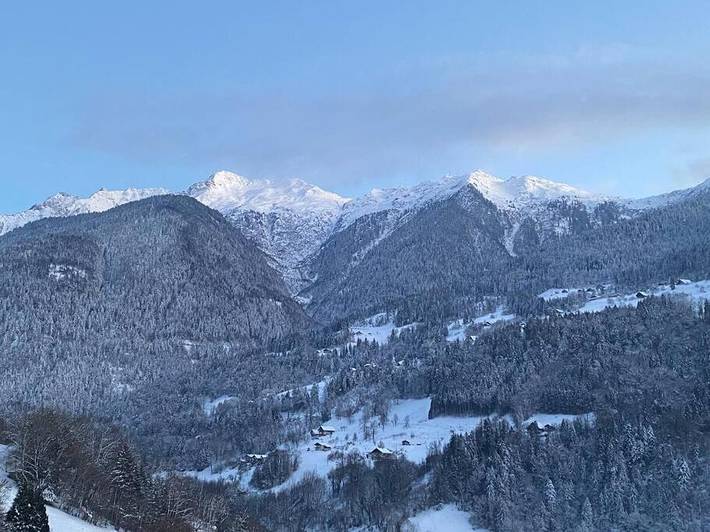 Appartement de vacances pour 2 personnes, avec vue ainsi que jardin et terrasse