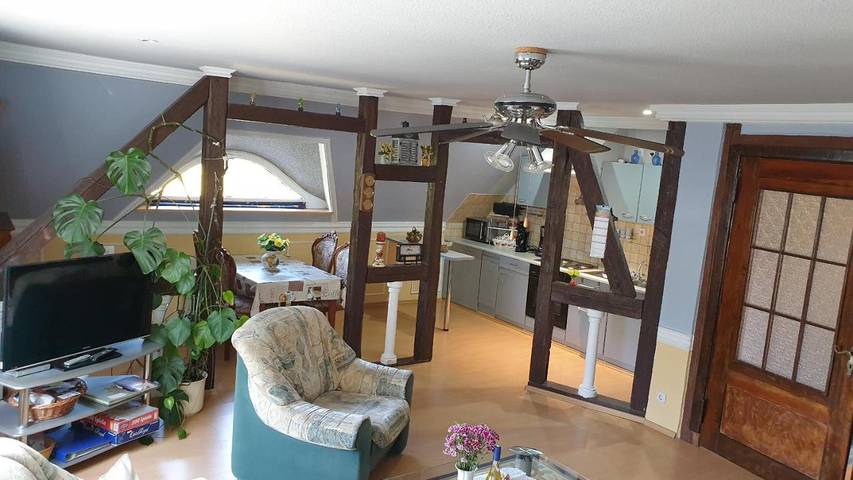Ferienwohnung für 4 Personen, mit Garten und Ausblick in Vogelsang-Warsin - 3