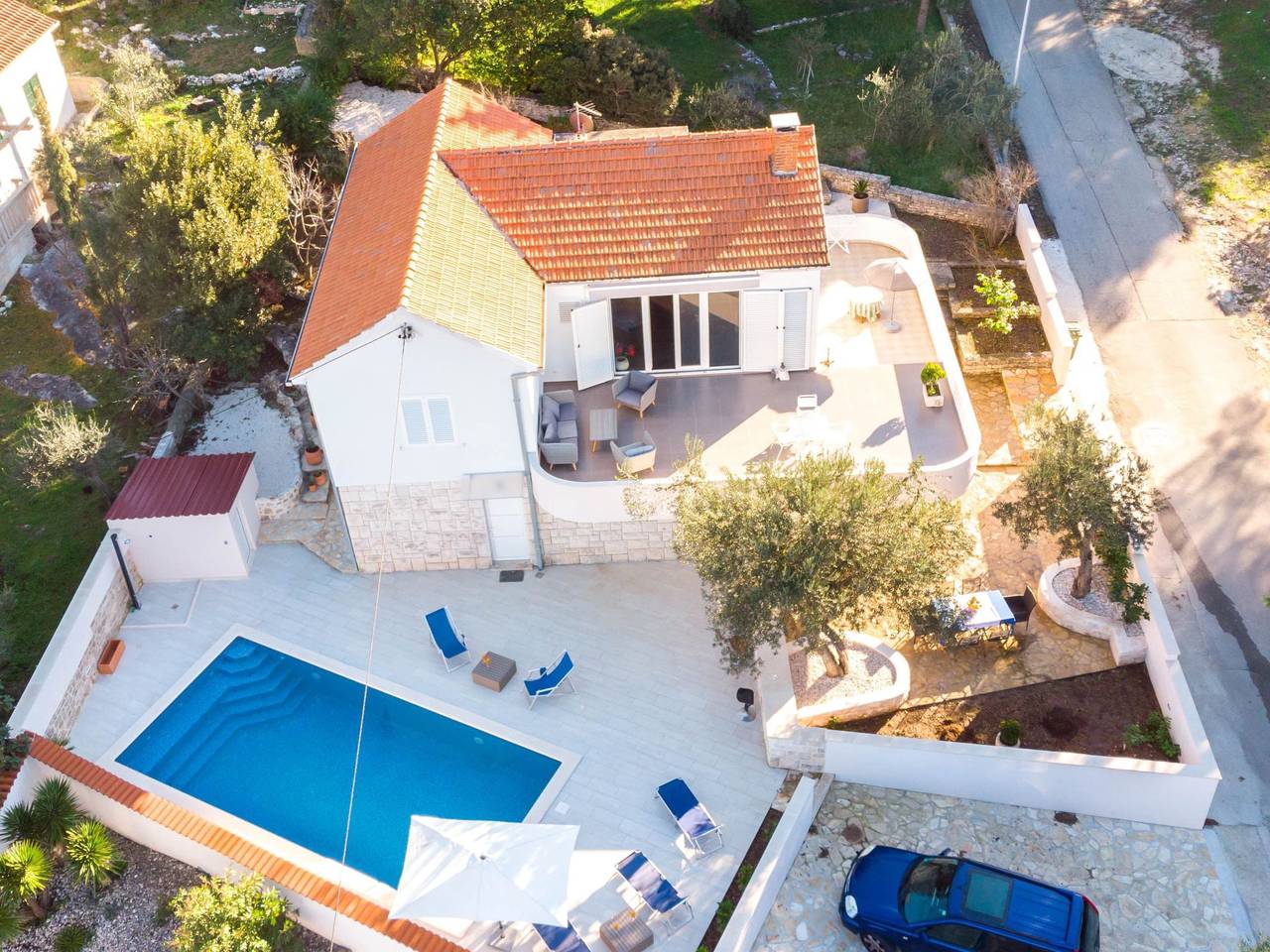 Haus in Splitska mit kostenlosem Parkplatz in Supetar, Brac