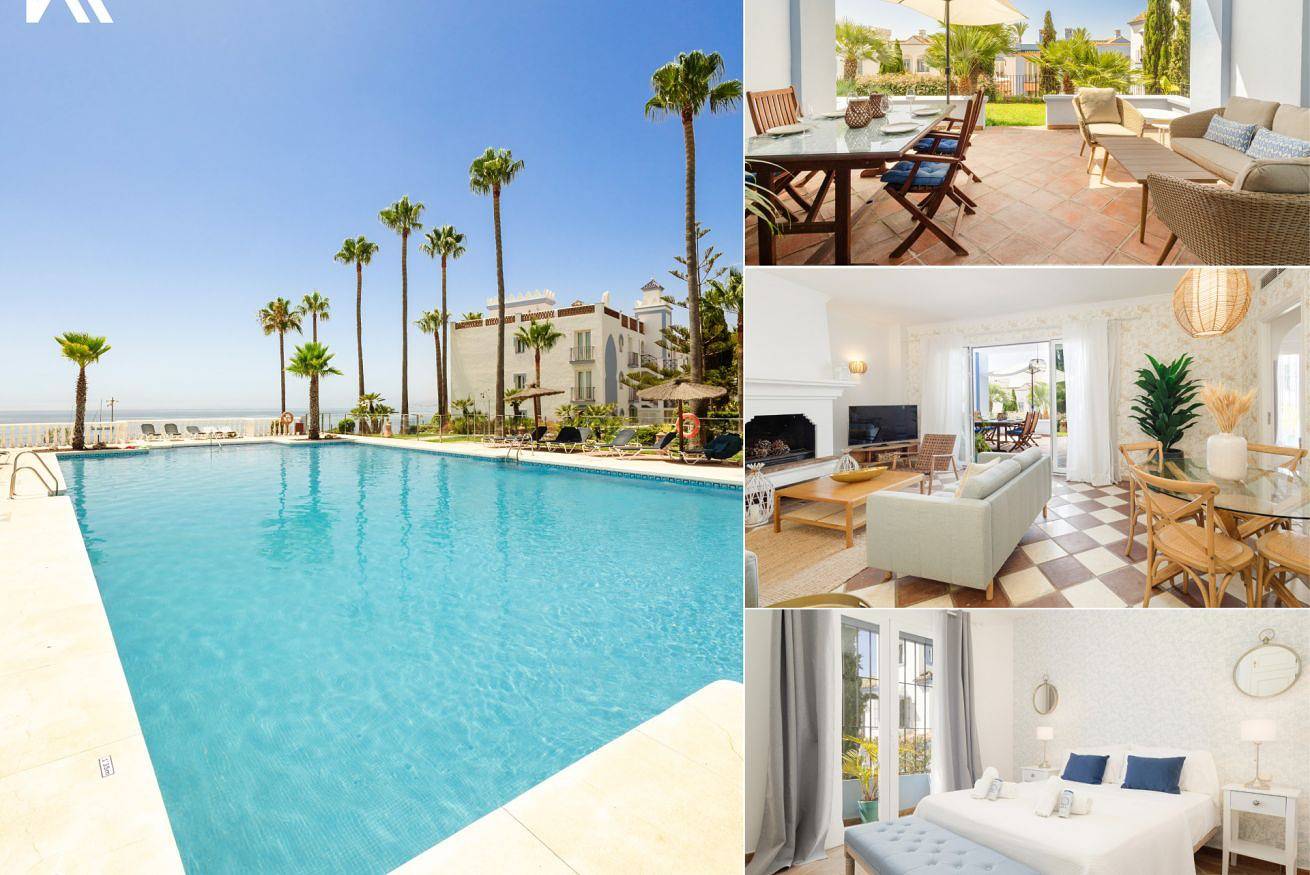 Entire apartment, Beachfront apartment with private terrace in Casares Costa, Estepona in Playa de Sabinillas, Casares
