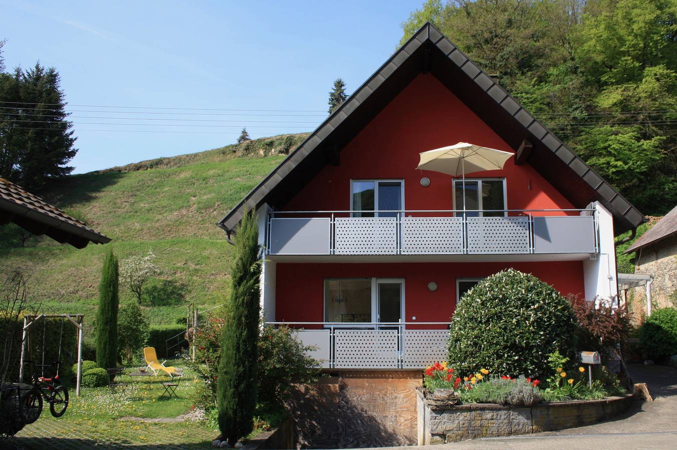 Ganze Ferienwohnung, Ferienwohnung Martinshöfe - Ferienwohnung Martinshöfe Eg, 60 qm, 1-2 Personen in Ihringen am Kaiserstuhl, Kaiserstuhl