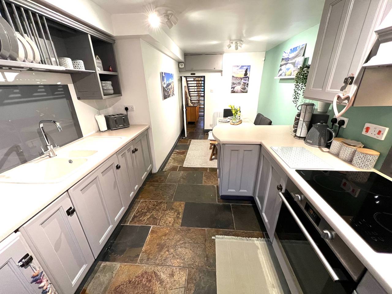 Casa rural para 4 personas con terraza in Trefor, Gwynedd