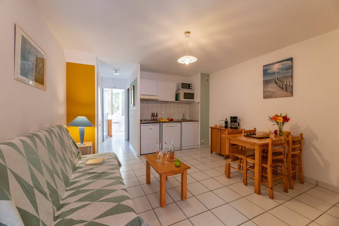 Ganze Wohnung, Ferienwohnung für 2 Personen mit Meerblick in Carcans Plage, Carcans
