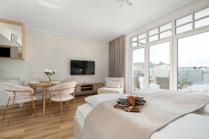 Ganze Ferienwohnung, Ciechocinek | Widok 5A | Prestigious Studio | Roof Garden in Ciechocinek, Kujawien-Pommern