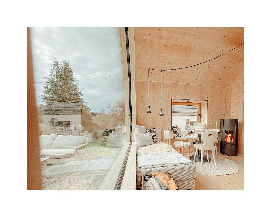 Tinyhouse mit Pelletofen in Wertheim, Taubertal