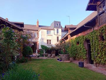 Chambre d’hôte pour 4 personnes, avec jardin à Gamaches