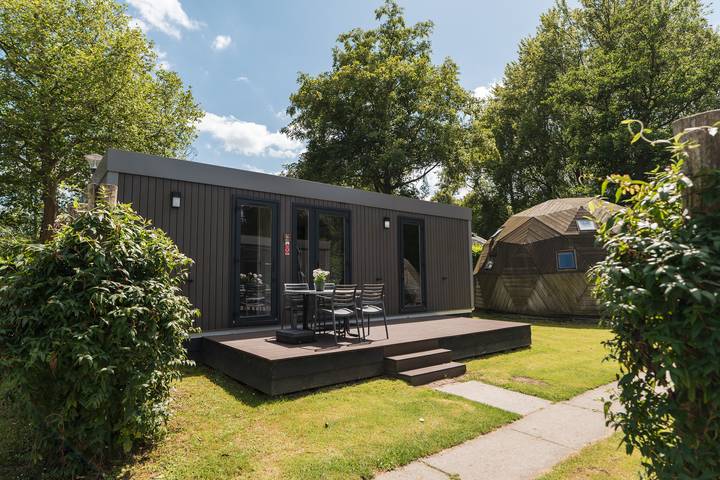 Lodge für 4 Personen, mit Balkon/Terrasse und Terrasse sowie Kinderpool in Südholland