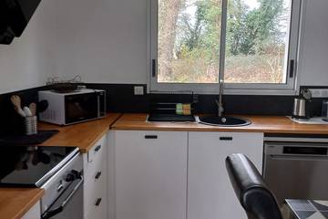 Location de vacances pour 5 personnes, avec jardin, animaux acceptés à Plescop